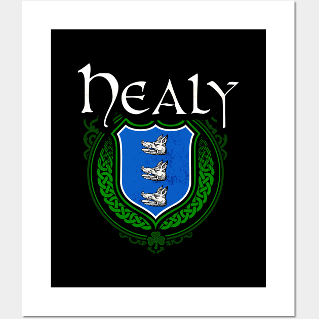 Healy Family Irish Coat of Arms Healy Posters and Art Prints TeePublic